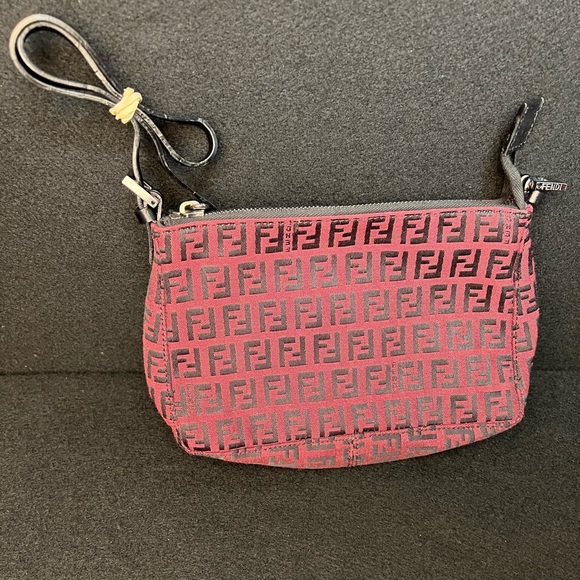 Fendi Handbags - VINTAGE FENDI POCHETTE SHOULDER BAG, Never Used, With Item Identification Tag